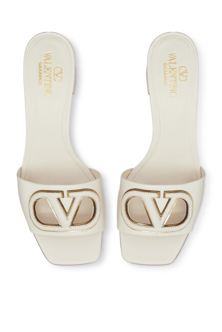 VLogo 70 Cut-Out Heeled Sandals